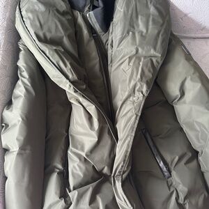 ADALI Down coat with Signature Mackage Collar